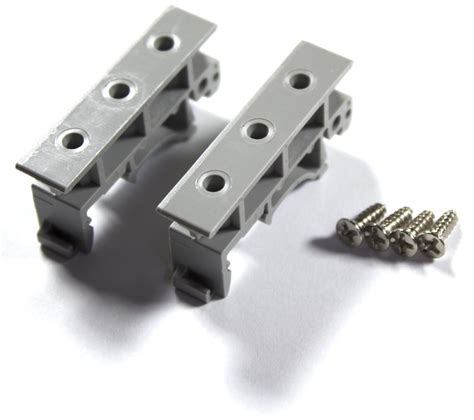 DIN Rail Mounting Brackets- Pair (DIN02) - Comset Comset