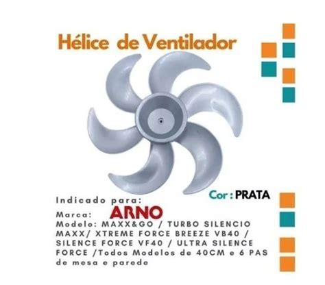 Helice De Ventilador Arno No Brasil