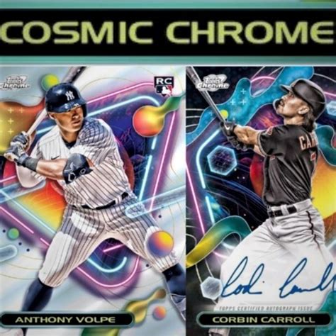 Topps Cosmic Chrome Baseball Hobby Box Half Case Break