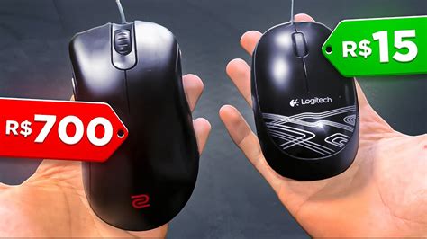 Mouse CARO VS Mouse BARATO Qual Mais Vale A Pena Todos Testes