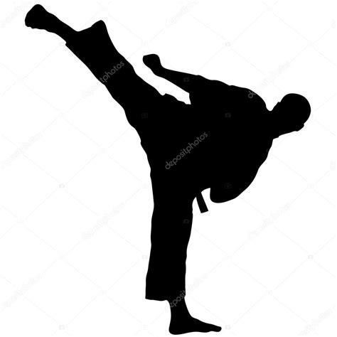 MARTIAL ARTS - KARATE HIGH KICK Stock Vector Image by ©SPLAV_SK #2760058