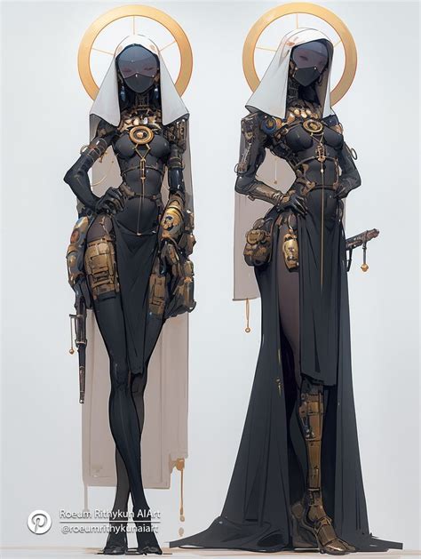 The Nun Futuristic Fashion In Female Character Design Character