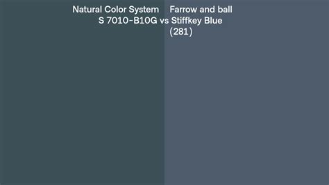 Natural Color System S 7010 B10g Vs Farrow And Ball Stiffkey Blue 281