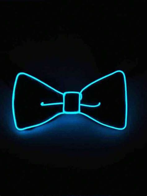 One Piece Light Up Bow Tie For Men Led Neon Bowtie Funny Ties Kids Boys