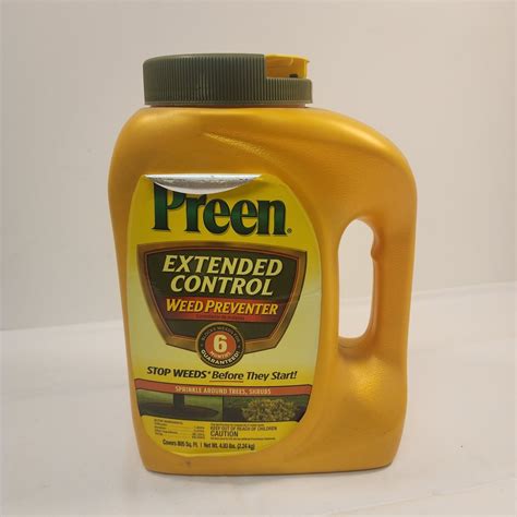 Preen Extended Control Weed Preventer 493 Lb Covers 805 Sq Ft Ebay