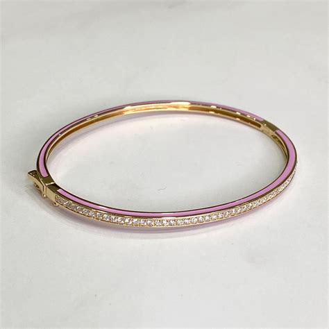 Bangle Oro Amarillo Con Brillantes Mercurio Joyeros