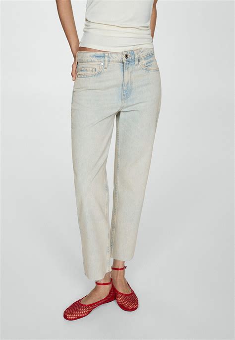 Джинсы Mango BLANCA, цвет: голубой, RTLADP935801 — купить в интернет ...