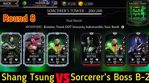 Sorcerers Fatal Tower Bosses Battle 180200 Fights Reward Mk11