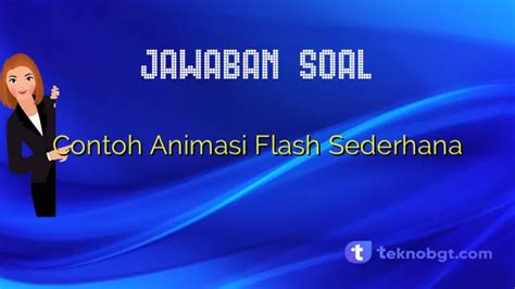 Contoh Animasi Flash Sederhana