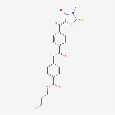 Butyl 4 4 Z 3 Methyl 4 Oxo 2 Sulfanylidene 1 3 Thiazolidin 5