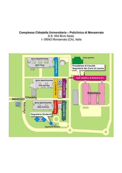 Complesso Cittadella Universitaria Policlinico Di Monserrato P S S