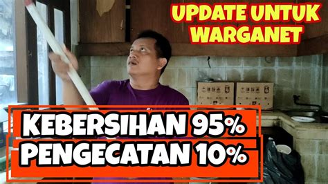 ALHAMDULILLAH PENGECATAN RUANG KELUARGA Dan DAPUR RUMAH IBU ENY SUDAH