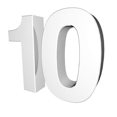 Number 10 Icons Download Png Transparent Background Free Download