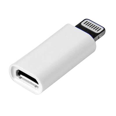 Adattatore Micro USB Lightning Apple Cavi Lightning Italia