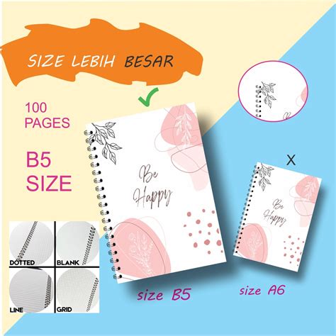 Jual Notebook Note Book Notes Book B5 Buku Kuliah Buku Diary Diary Book