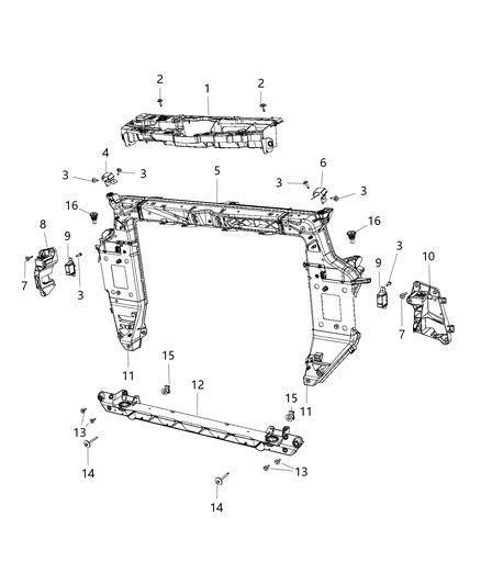 Ac Genuine Mopar Bracket Module