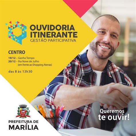 Prefeitura leva projeto Ouvidoria Itinerante para todas as regiões