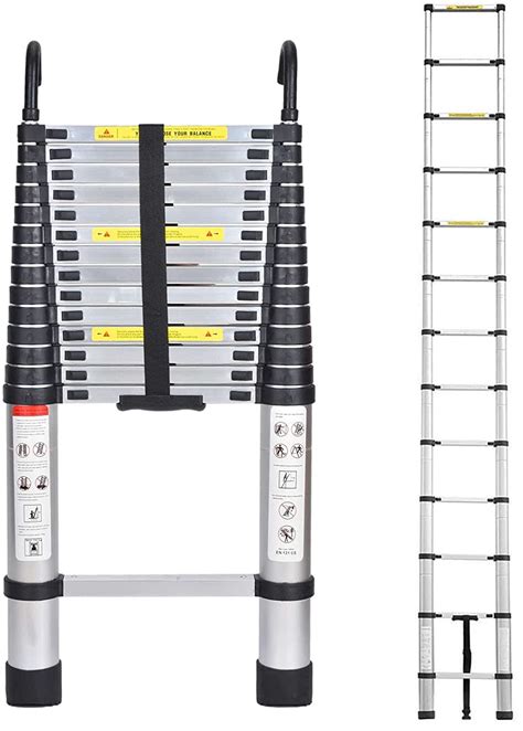 M Telescopic Ladder Aluminium Extendable Ladder Lightweight Multi