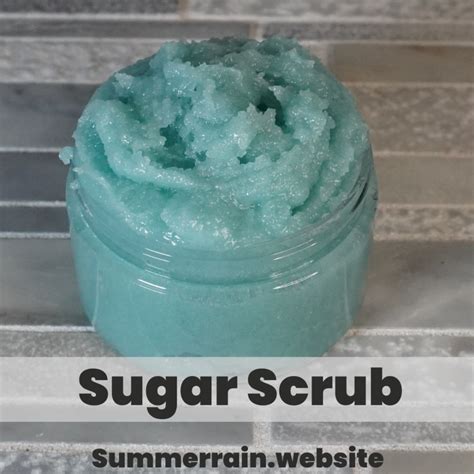 Emulsified Sugar Scrub Summer Rain