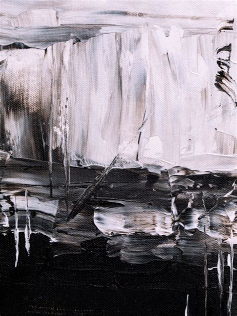 Black and White Abstract Painting · Free Stock Photo