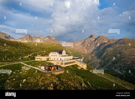 Aerial View Of The Funicular Station And Romantik Hotel Muottas Muragl