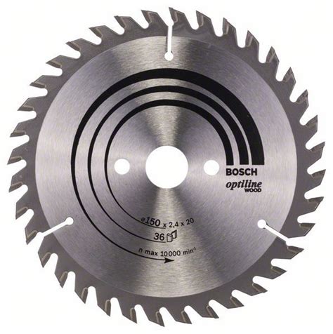 Пильный диск Bosch Optiline Wood 150 x 20/16, Z36, 2608640593 - Купить ...