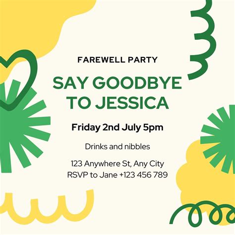 Goodbye Farewell Going Away Party Invitations | ubicaciondepersonas ...