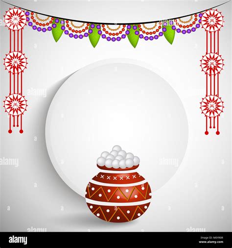 illustration of Indian Bengali New Year Background Stock Photo - Alamy