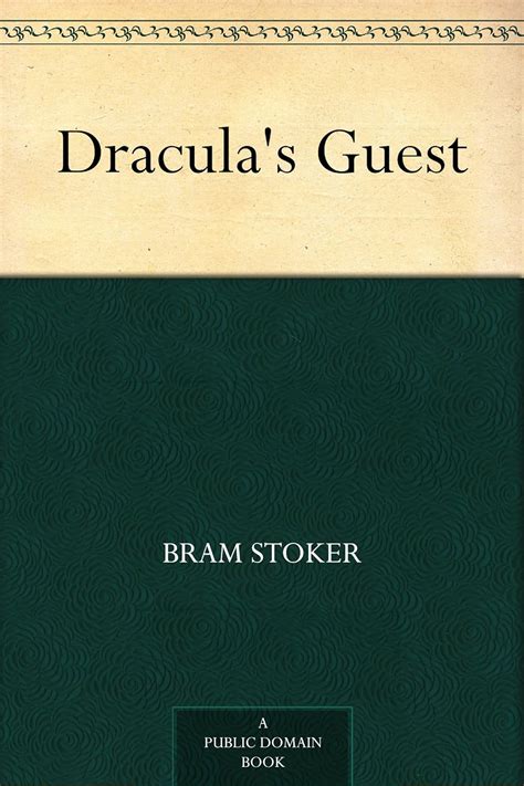 Draculas Guest Ebook Stoker Bram Uk Kindle Store