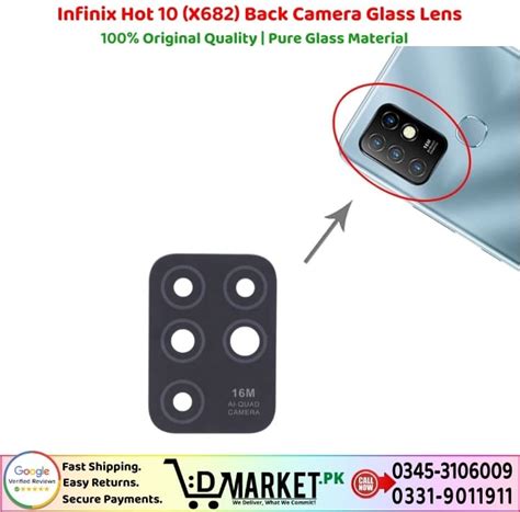 Infinix Hot X Back Camera Glass Lens Price In Pakistan