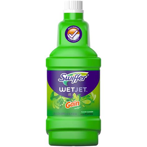 Swiffer Wet Jet Solution with Gain Scent Refill 1.25L