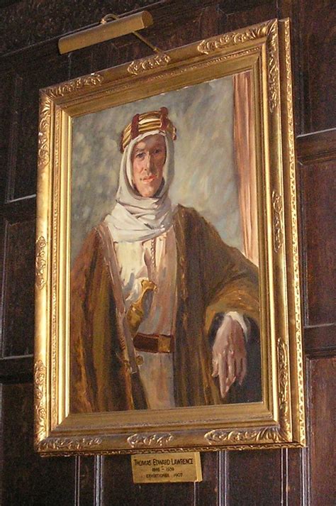 Portrait Of Lawrence Of Arabia Dining Hall Jesus College Flickr