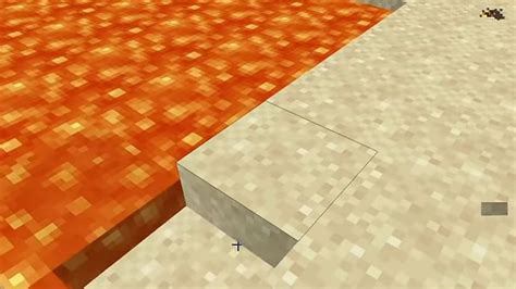how to remove lava in minecraft