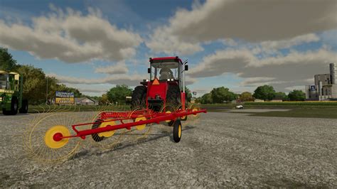 1978 6 Wheel Hay Rake V10 Fs22 Mod