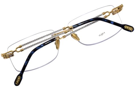 Fred Fg50035u Eyeglasses Mens Rimless Rectangle Shape