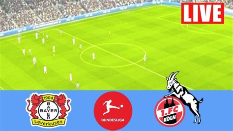 Bayer Leverkusen vs FC Köln Match Live Score Bundesliga Spiel Live