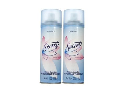 Secret Original Womens Aerosol Antiperspirant And Deodorant Powder Fresh Scent 4 Oz Pack Of 6