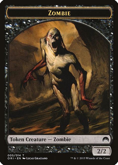 Zombie Token Magic Origins Magic The Gathering