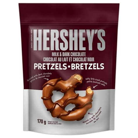 Hershey S Milk And Dark Chocolate Pretzels 170g Walmart Ca