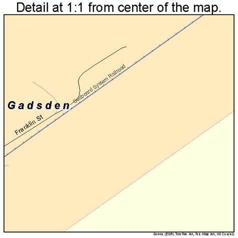 Gadsden Tennessee Street Map 4728380