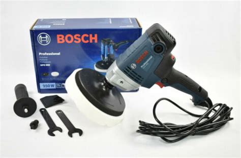 Bosch Blau GPO 950 W Poliermaschine Polierer Schleifmaschine 180mm