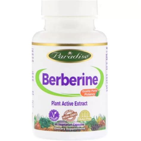 Берберин Berberine 500 мг 60 капсул Paradise Herbs Купить Biovit ua