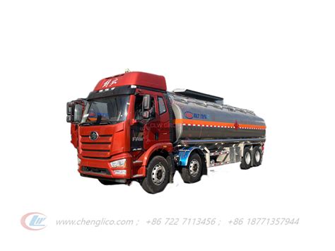 Faw 8X4 Aluminum Alloy Oil Tanker Truck