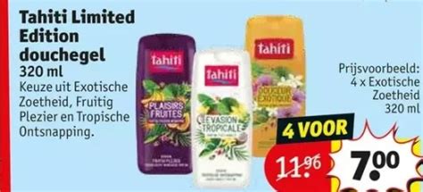 Tahiti Limited Edition Douchegel 320 Ml Promotie Bij Kruidvat