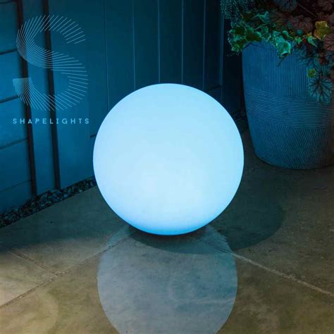 Shapelights Indoor And Outdoor Usb Solar Powered Mood Light Sphere