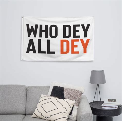 Who Dey All Dey Flag - Etsy