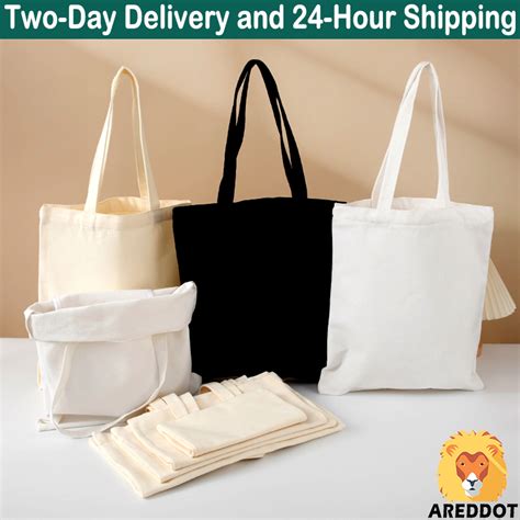 [SG] Canvas Shoulder Bag Cheap Casual Large Capacity Shopping Canvas ...