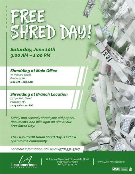 Free Paper Shredding Events Massachusetts Jeni Corabel