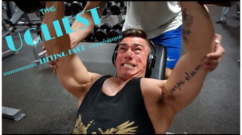 Ugliest Lifting Face Push Day At Golds Gym Youtube