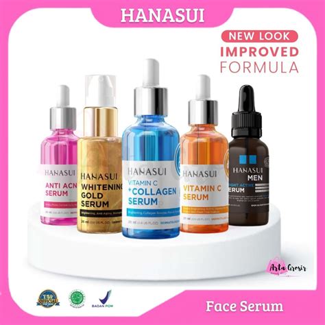 Jual Hanasui Face Serum Whitening Gold Vitamin C Collagen Anti